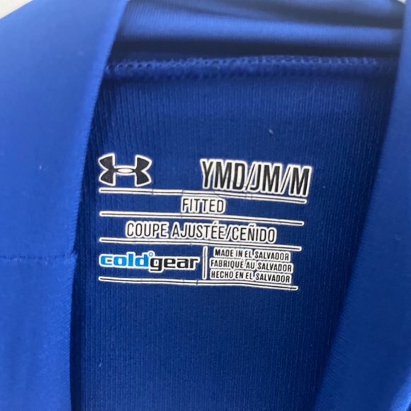 Under Armour Kids Blue Long Sleeve Shirt - Picture 3 of 3